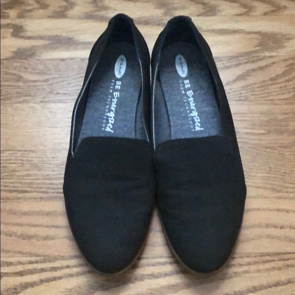Black loafers